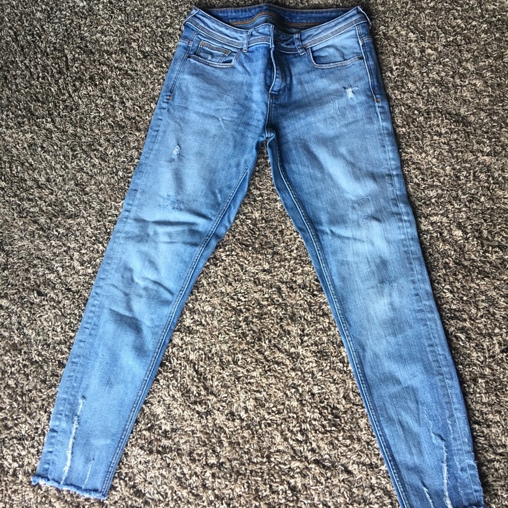 Zara denim pants